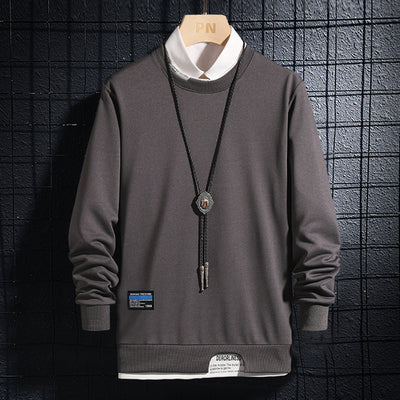 Suéter Casual Slim Fit Primavera Otoño - Colores Lisos Modernos - Image 14