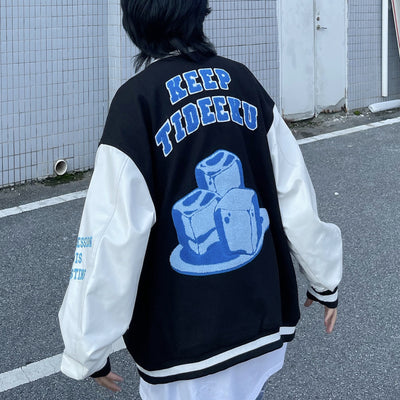 Chaqueta Beisbolera Suelta Estilo Urbano - Image 10