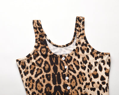 Jumpsuit Leopardo Elegante con Escote en V para Mujer - Image 13