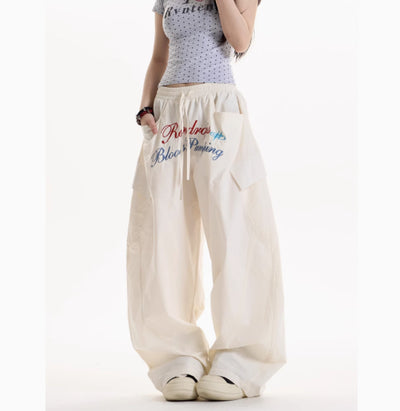 Pantalones Anchos Casual Retro Estilo Hot Girl - Image 2
