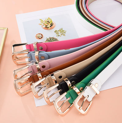 Cinturón Elegante Multicolor con Hebilla Dorada - Accesorio Versátil para Todas las Ocasiones - Image 21
