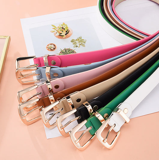 Cinturón Elegante Multicolor con Hebilla Dorada - Accesorio Versátil para Todas las Ocasiones - Image 21