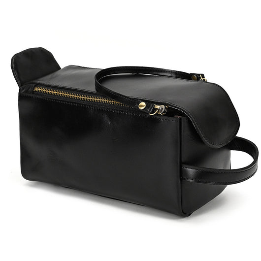Bolso de Cuero Crazy Horse Gran Capacidad - Cartera de Mano Premium - Image 22