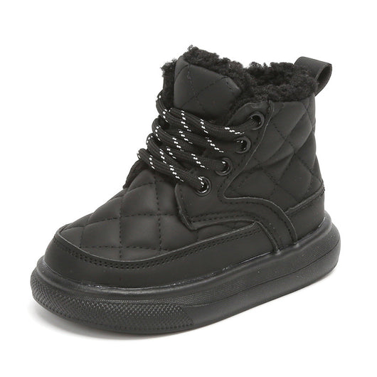 Botas de Invierno para Niñas - Estilo Británico con Lana de Cordero - Image 2