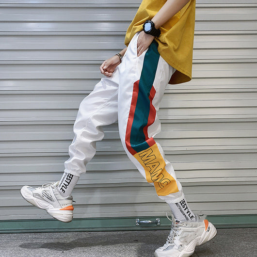 Pantalones deportivos hombre estilo coreano sueltos Harlan con puños ajustables - Image 2
