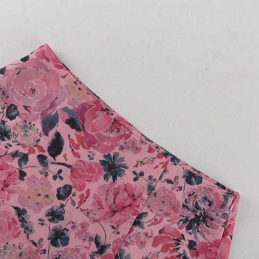 Conjunto de Dos Piezas: Blusa Elegante con Solapa y Falda Corta para Mujer - Image 10