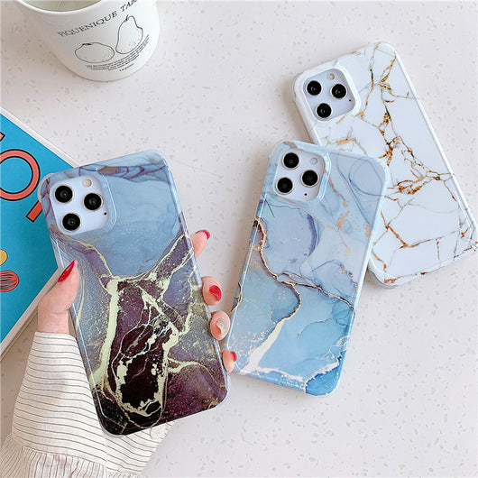 Funda de Mármol Dorado con Protección de Cuatro Esquinas - Image 19
