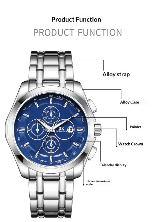 Reloj de Cuarzo para Hombre con Manecillas Luminosas en Aleación - Image 18