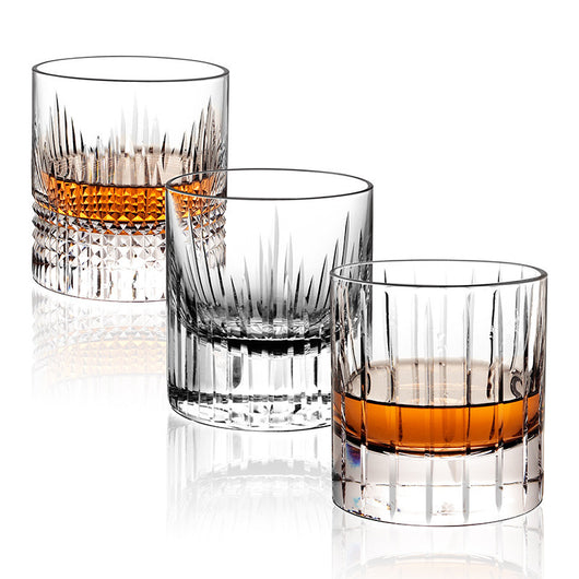 Vaso de Whiskey de Cristal Tallado a Mano - Diseño Lujo Ligero con Boca Ancha - Image 5