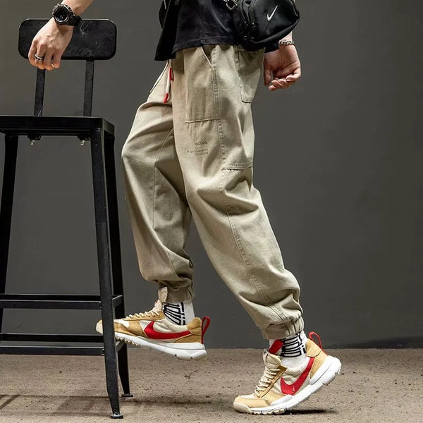 Pantalones Cómodos Estilo Coreano con Bordados y Cintura Ajustable