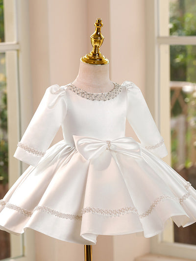 Vestido Tutú Blanco Princesa Chic para Cumpleaños - Image 4