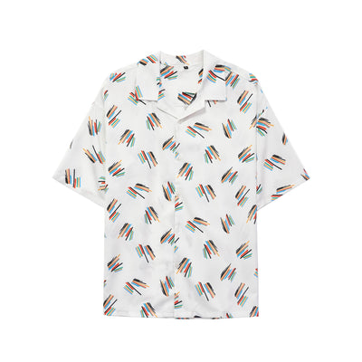 Camisa Casual de Verano con Estampado Exclusivo para Hombre - Image 7