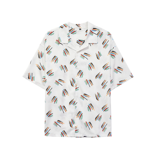 Camisa Casual de Verano con Estampado Exclusivo para Hombre - Image 7