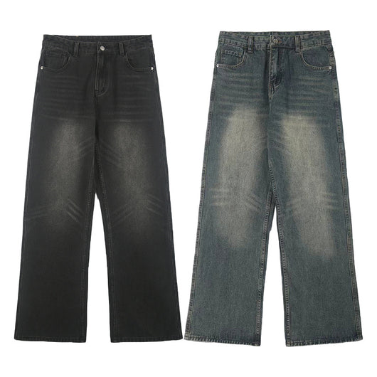 Jeans Vintage Holgados con Micro Acampanada para Hombre - Image 4