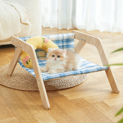 Cama Elevada para Gatos con Hamaca de Playa - Nido de Descanso Confortable - Image 11