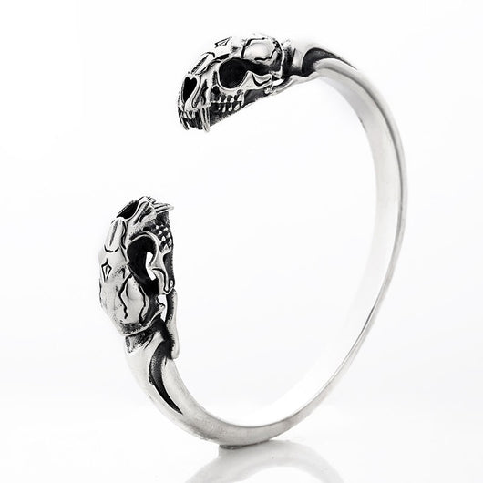 Pulsera de Plata Esterlina 925 Calavera Beast para Hombre - Image 7