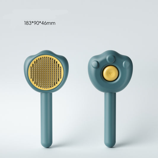 Peine Deslanador para Gatos - Removedor de Pelo Autoexpulsable con Mango Ergonómico - Image 2