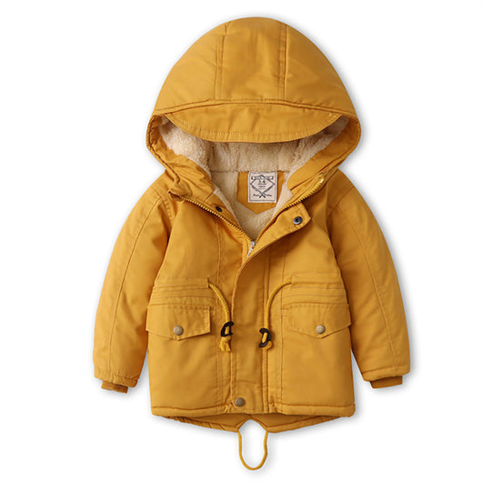 Abrigo de Invierno para Niño con Mezcla de Cachemira - Estilo Europeo y Americano - Image 11