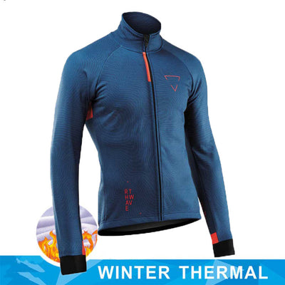 Jersey de Ciclismo Invernal en Lana Merino para Hombre - Image 14