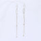 Aretes de Plata Esterlina S925 con Cadena Original