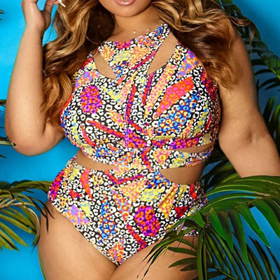Bikini Talla Grande con Estampado Étnico - Image 7
