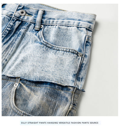 Pantalones Denim Rectos Oversize para Hombre - Image 12