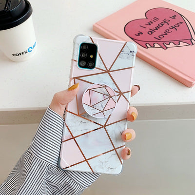 Funda Mármol Spliced con Acabado Brillante y Textura Estampada - Image 3