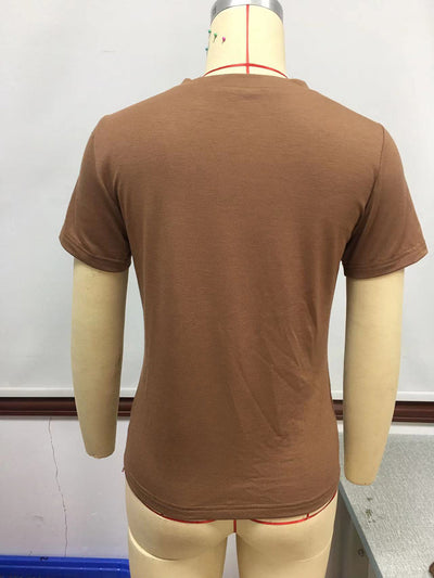 Playera de Verano con Recortes y Mangas Cortas - Image 10