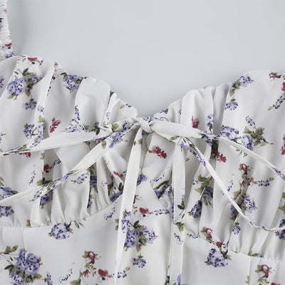 Vestido Halter Floral Francés con Espalda Abierta - Image 18