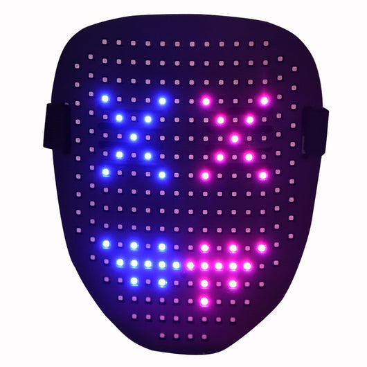 Máscara LED con Sensor de Gestos - 50 Patrones para Halloween y Cosplay - Image 8
