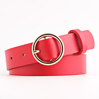 Cinturón para mujer con hebilla redonda ajustable - Image 3