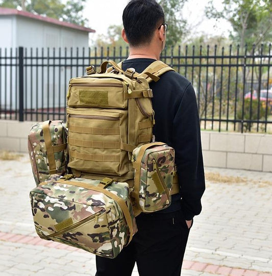Mochila de Almacenamiento Multifuncional para Ciclismo y Viajes Portátil