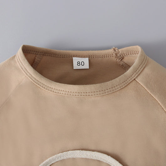 Sudadera Infantil Khaki de Manga Larga para Primavera, Otoño e Invierno - Image 3