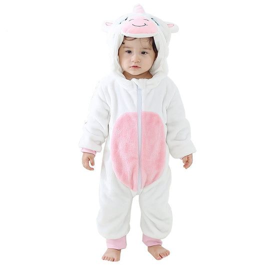 Mameluco Franela Estampado Animales para Bebé 3 Años - Ropa Otoño Europea - Image 13
