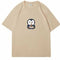 Playera Suelta de Algodón con Hombro Caído