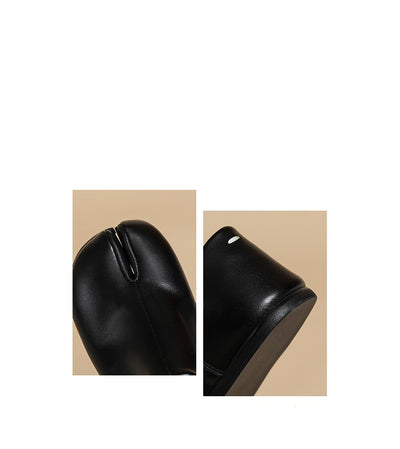 Zapatos de Cuero Curtido Vegetal con Dedo Separado para Mujer - Image 7