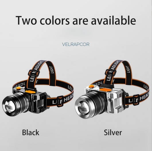 Linterna Frontal LED para Pesca con Carga USB - Image 22