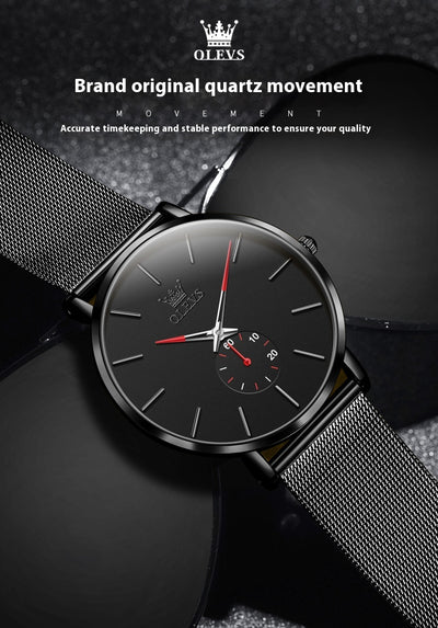 Reloj de Cuarzo Elegante con Hebilla Siamesa - Diseño Minimalista - Image 14