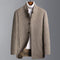 Abrigo de Lana Reversible para Hombre - Corte Medio
