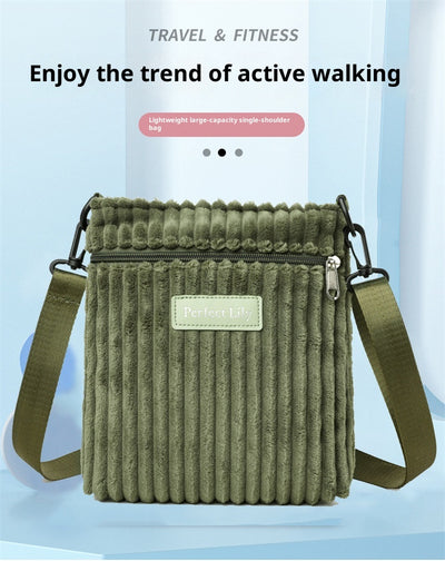 Bolsa Mensajero de Pana para Mujer - Estilo Casual y Funcional - Image 12