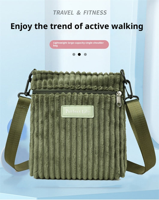 Bolsa Mensajero de Pana para Mujer - Estilo Casual y Funcional - Image 12