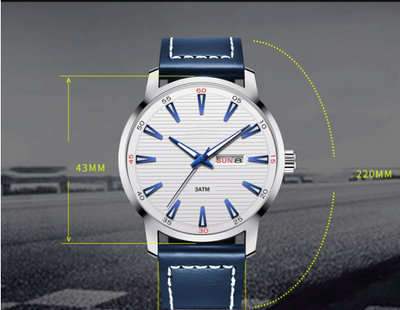 Reloj de Hombre Resistente al Agua con Función Calendario - Image 7
