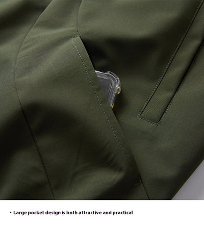 Cardigan Oversized Talla Grande Estilo Baseball - Image 10