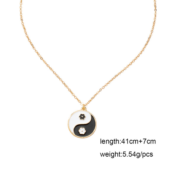 Collar Tai Chino con Colgante de Chisme - Cadena de Escote para Mujer