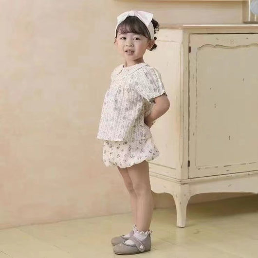 Blusa de Encaje con Cuello Peter Pan - Tela Jacquard Ligera - Image 8