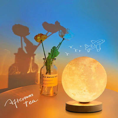 Lámpara Luna Flotante Magnética 3D con Control Táctil y 3 Colores de Luz - Image 7