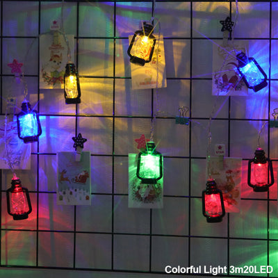 Luces LED Estilo Linterna Retro - Guirnalda Decorativa a Batería para Fiestas y Jardín - Image 20