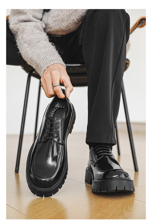 Zapatos Casuales de Cuero con Plataforma Elevadora - Image 28