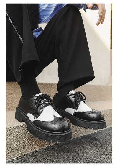 Zapatos de Cuero Casual con Tallado Brogue para Hombre - Image 15