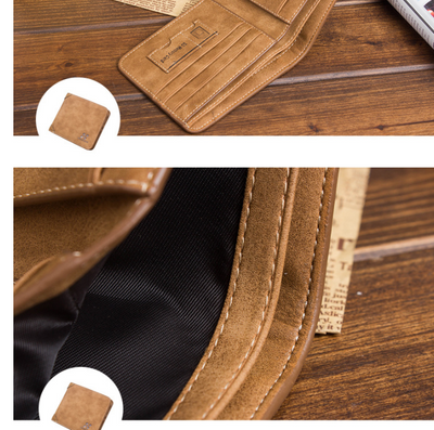 Billetera Delgada de Cuero Nobuk para Hombre - Estilo Casual - Image 13